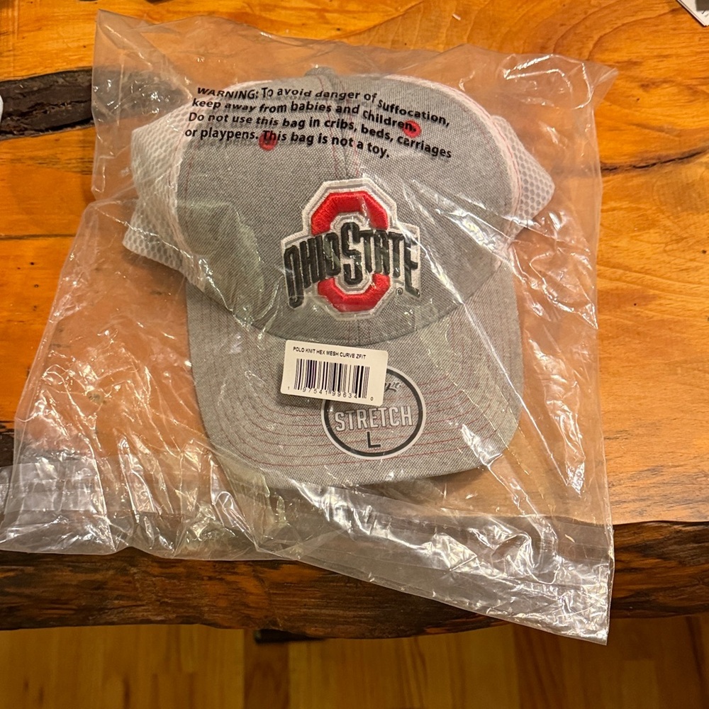 Zephyr Gray Ohio State Stretch Hat